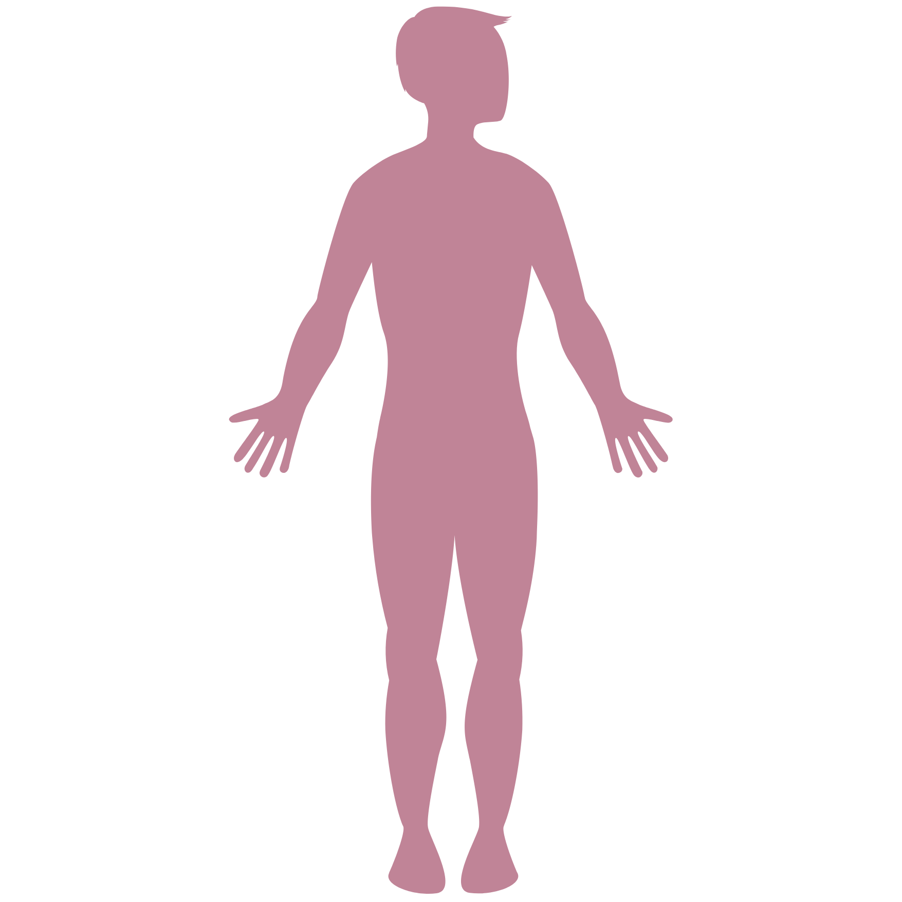 Body sans organes - rose foncé